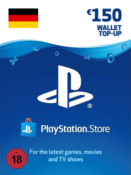 PlayStation Network Gift Card 150 EUR - PSN Key - GERMANY PlayStation Network Gift Card 150 EUR - PSN Key - GERMANY