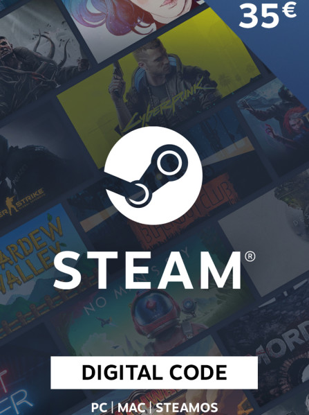 Steam Gift Card 35 EUR - Steam Key - Europe Steam Gift Card 35 EUR - Steam Key - Europe