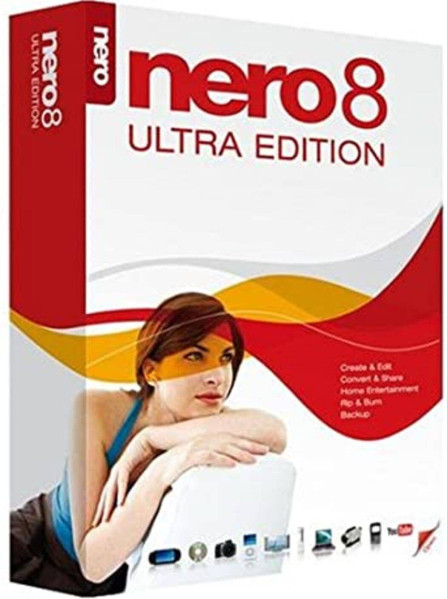 Nero 8 Ultra Edition [OLD VERSION] | For Windows (1 Device, Lifetime) - Nero Key - GLOBAL