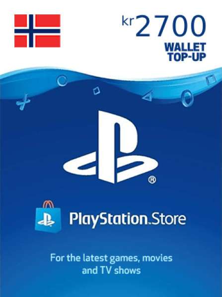 PlayStation Network Gift Card 2700 NOK - PSN Key - NORWAY PlayStation Network Gift Card 2700 NOK - PSN Key - NORWAY