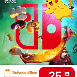 Nintendo eShop Card 25 CAD - Nintendo eShop Key - CANADA
