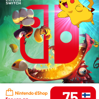 Nintendo eShop Card 75 EUR - Nintendo eShop Key - FINLAND