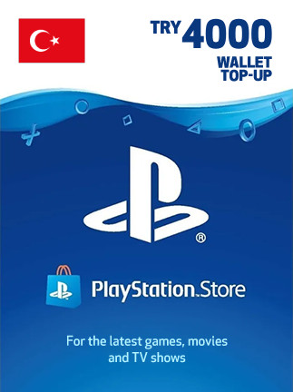 PlayStation Network Gift Card 4000 TRY - PSN Key - TURKEY