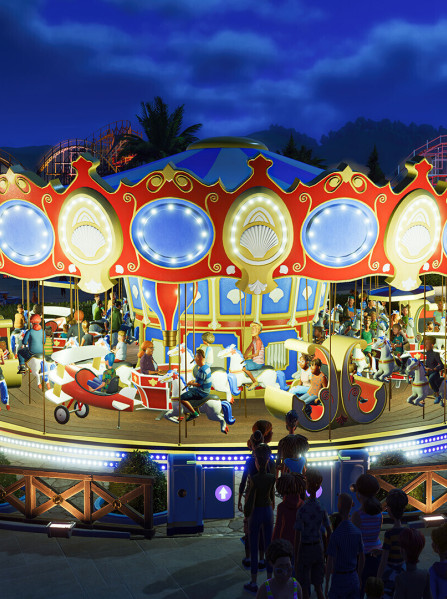 Planet Coaster 2: Vintage Funfair Ride Pack (PC) - Steam Key - EUROPE