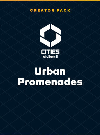 Cities: Skylines II - Creator Pack: Urban Promenades (PC) - Steam Key - GLOBAL Cities: Skylines II - Creator Pack: Urban Promenades (PC) - Steam Key - GLOBAL