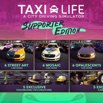 Taxi Life: A City Driving Simulator - Supporter Pack (PC) - Steam Key - GLOBAL