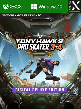 Tony Hawk's Pro Skater 3 + 4 | Digital Deluxe Edition (Xbox Series X/S, Windows 10) - Xbox Live Key - EUROPE Tony Hawk's Pro Skater 3 + 4 | Digital Deluxe Edition (Xbox Series X/S, Windows 10) - Xbox Live Key - EUROPE