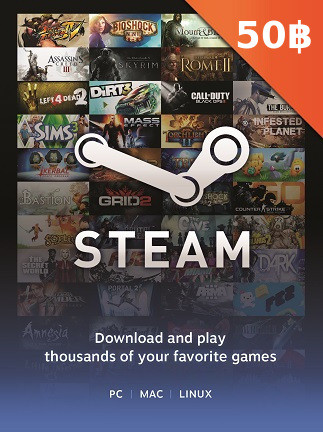 Steam Gift Card 680 THB - Steam Key - Thailand