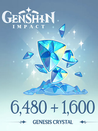 Genshin Impact 6480 + 1600 Genesis Crystals - Direct Top-Up Key - GLOBAL Genshin Impact 6480 + 1600 Genesis Crystals - Direct Top-Up Key - GLOBAL