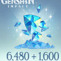 Genshin Impact 6480 + 1600 Genesis Crystals - Direct Top-Up Key - GLOBAL